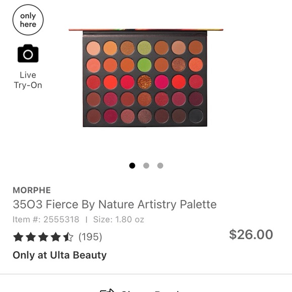 Morphe fierce by nature palette - Picture 4 of 4